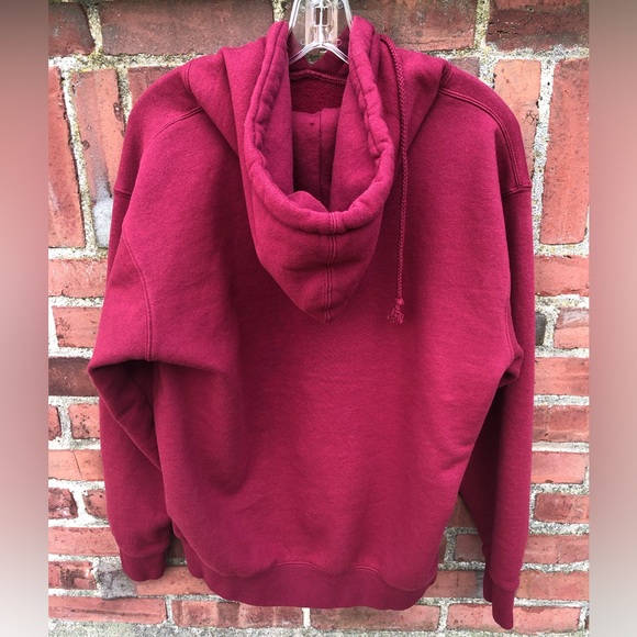 Shawn wasabi maroon hoodie sweatshirt size small - Picture 2 of 3